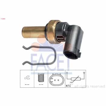 Sensor, oil temperature Made in Italy - OE Equivalent 7.3300 Facet