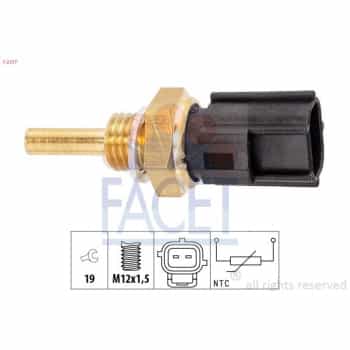 Sensor, oil temperature Made in Italy - OE Equivalent 7.3177 Facet