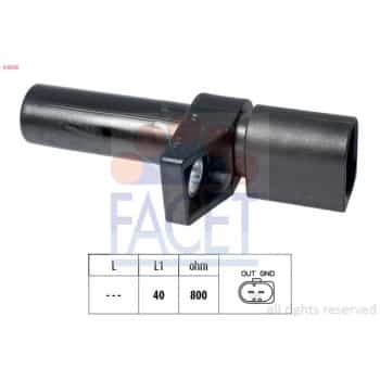 Sensor, crankshaft pulse Made in Italy - OE Equivalent 9.0578 Facet