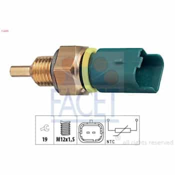 Sensor, coolant temperature Made in Italy - OE Equivalent 7.3276 Facet