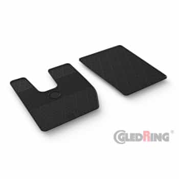 Rubber mats suitable for Iveco S-Way 2019- (G profile 2 pieces + mounting clips)