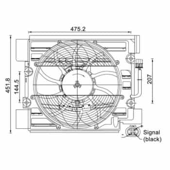 Fan, A/C condenser