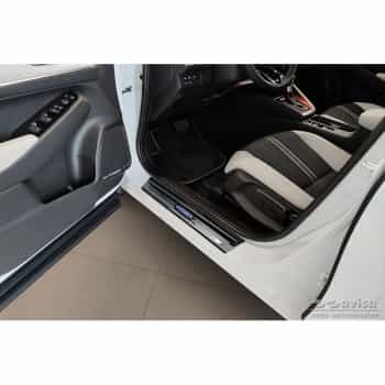 Black stainless steel Door sills suitable for Honda HR-V 2021- 'Hybrid' - 4 pieces