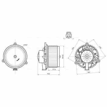 Interior ventilation OL8752 Ava Quality Cooling