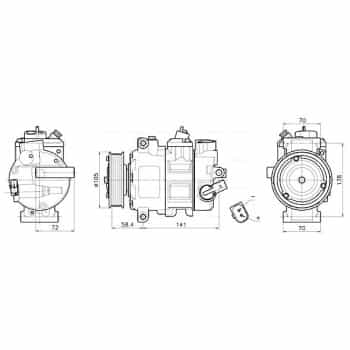 Compressor, air conditioning