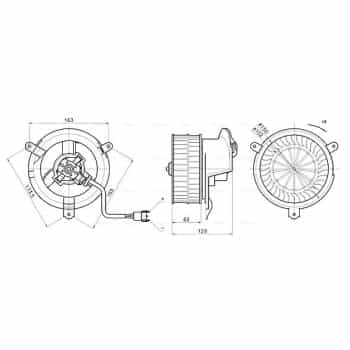 Interior ventilation MS8784 Ava Quality Cooling
