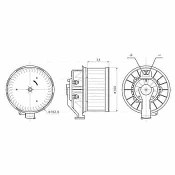 Interior ventilation VN8445 Ava Quality Cooling