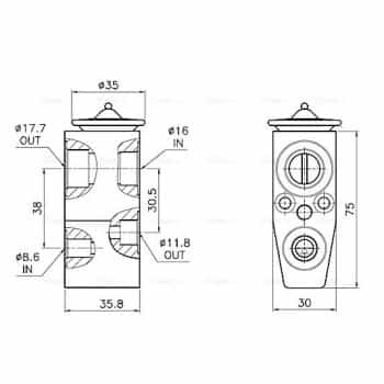 Expansion valve, air conditioning