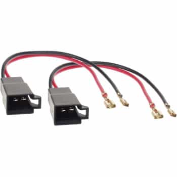 Speaker Adapter Cable (2x) Various models Opel-Renault-Seat-VW-Citroën-Nissan-Mercedes-Dacia-Skoda-Sea