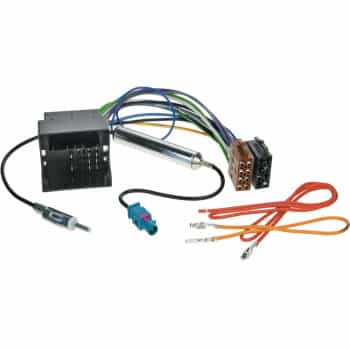 Radio Connection Cable DIN Various models Audi- Seat- Skoda- VW - Maserati incl. Antenna Phantom power