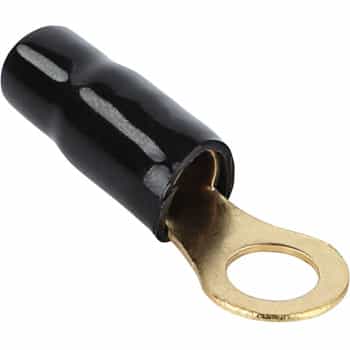 Ring cable lug 6 mm² > 8.4 mm 50 Pieces black