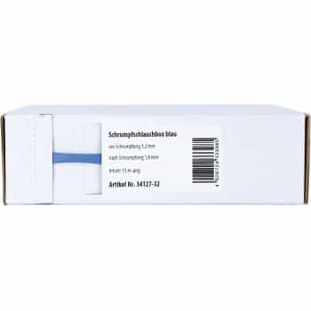 Heat Shrink Tubing Blue Ø 3.2 mm / Length 15 meters