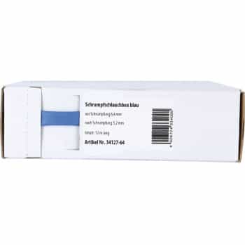 Heat Shrink Tubing Blue Ø 6.4 mm / Length 12 meters