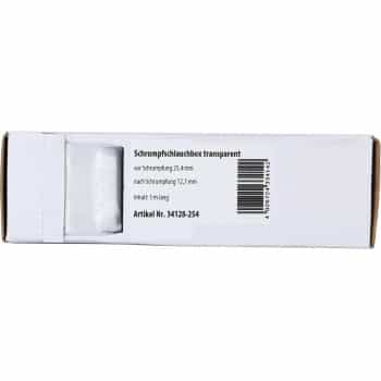 Heat shrink tubing transparent Ø 25.4 mm / Length 5 meters