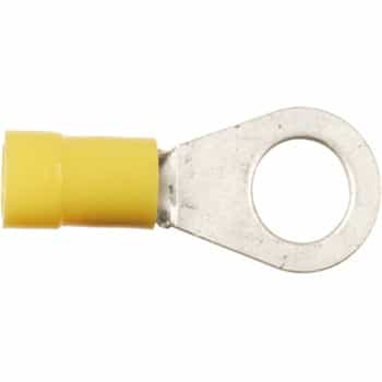 Ring Cable Lug Yellow 4.0 - 6.0mm² / Width 4.0 mm (100 pieces)