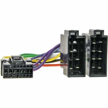 Radio Connection Cable -> ISO SONY 16 PINS