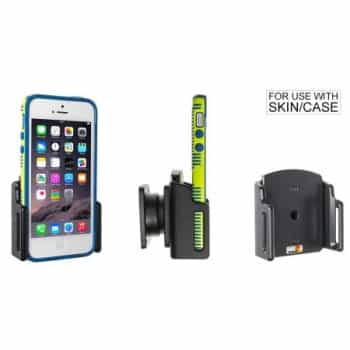 Apple iPhone 5 iPhone 13 Mini adjustable holder with swivel mount. With cover