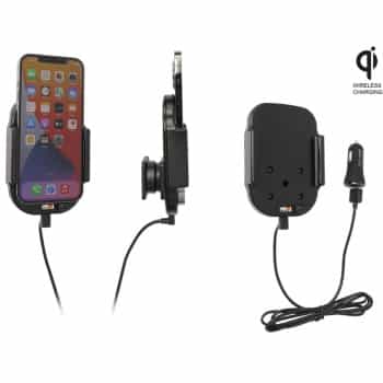 Apple iPhone 12 Pro Max Qi Wireless Active Adjustable Holder with 12V USB Plug