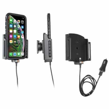 Apple iPhone Xs Max / iPhone 11 Pro Max Active adjustable holder with 12V USB plug