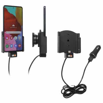 Samsung Galaxy A51 Active holder with 12V USB plug.