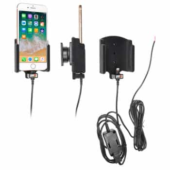 Apple iPhone 8 Active Holder with Fixed Power Supply (Upholstered)