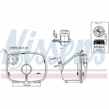 Expansion tank, coolant ** FIRST FIT **