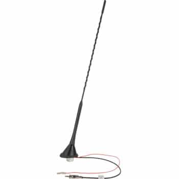 Universal roof antenna 16V AM/FM amplified (active) 72 degree mounting angle