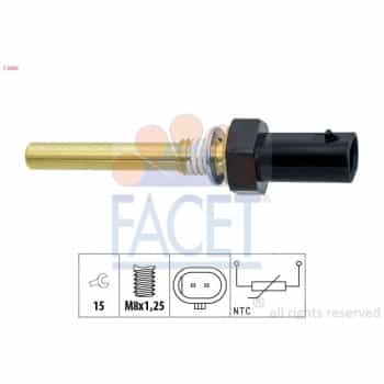 Sensor, oil temperature 7.3402 Facet