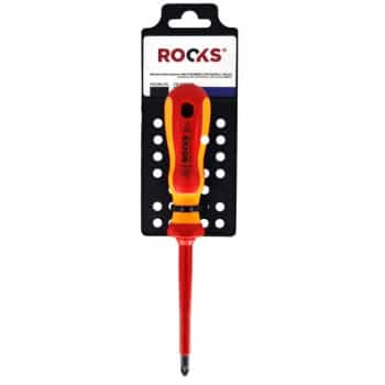 Rooks VDE plus-minus screwdriver type PZ2/SL6 x 100 mm
