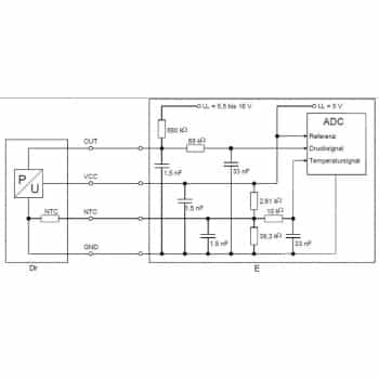 Sensor, intake manifold pressure 0 261 230 245 Bosch