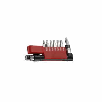 1/4" Bit set Torx with hole 8 pieces