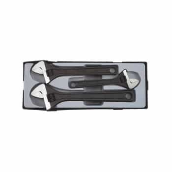 Adjustable wrench set 3 pieces