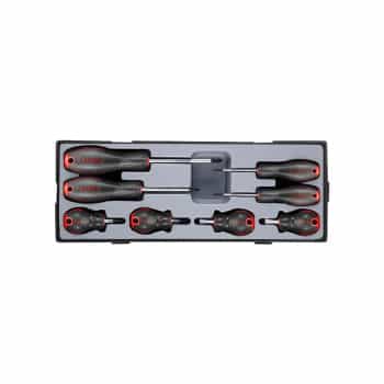 Screwdriver set Flat & Philips 8 pieces