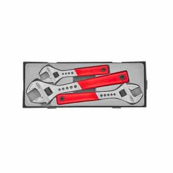 Adjustable wrench set 3 pieces