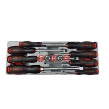 Screwdriver set Flat & Phillips 8 pieces
