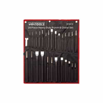 28-piece heavy-duty driver and chisel set