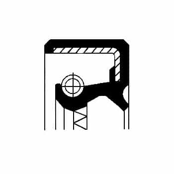 Oil seal, distribution differential