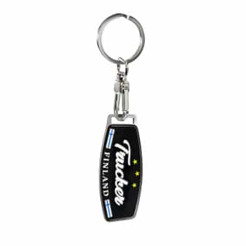 Stainless steel key ring - Trucker/Finland