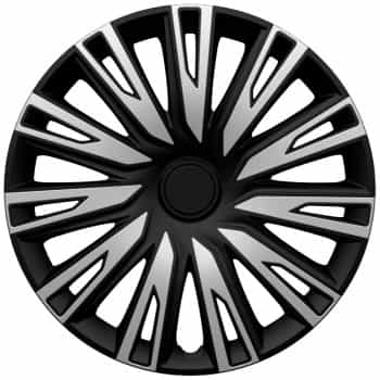 4-piece wheel cover set Copra 14-inch silver/black