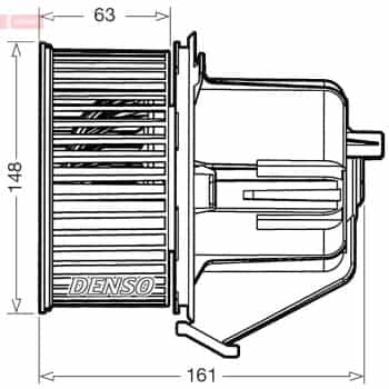 Interior ventilation DEA07027 Denso
