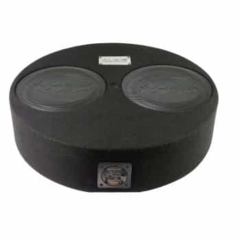 R-SERIES EVO ACTIVE SUBFRAME 14 litre round closed box, 2x R 10 FLAT EVO 2 + M-400.1 MD