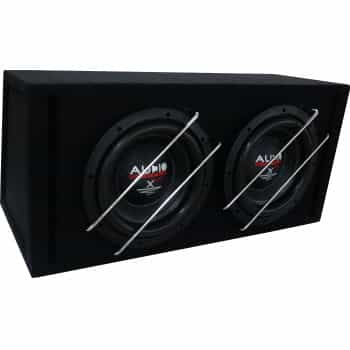 X--ion Series LONG STROKE Boom Box Subwoofer 2x 30 liter open box with 2x X10, 2x 1000/600 Watt
