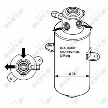 Dryer, air conditioning 33033 NRF