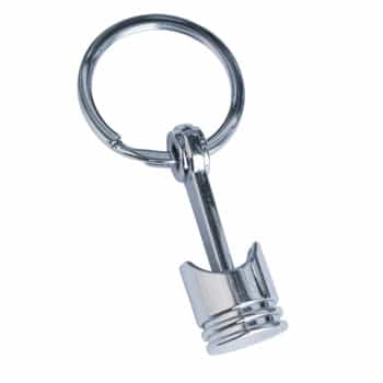 Simoni Racing Keyring Chrome Piston