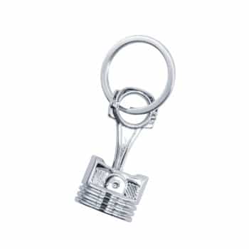 Simoni Racing Keyring Chrome Piston 2
