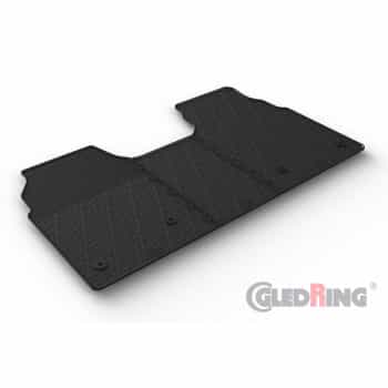 Rubber mats suitable for Ford Tourneo Custom 2023- (Manual transmission, seat/seat) (G profile 3-piece