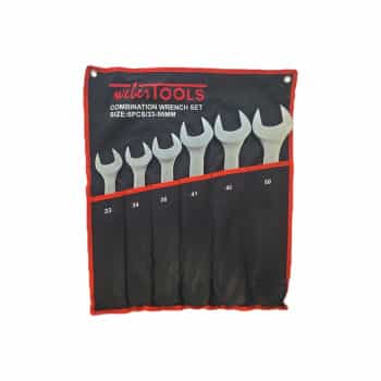 6 Piece Combination Wrench Set 33, 34, 36, 41, 46 & 50mm