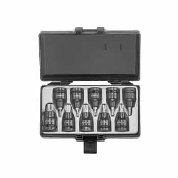 Force 4108 1/2 Power bit socket set Torx 10 pieces
