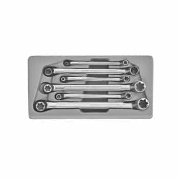 Force Torx 75° Ring Wrench Set 6-piece