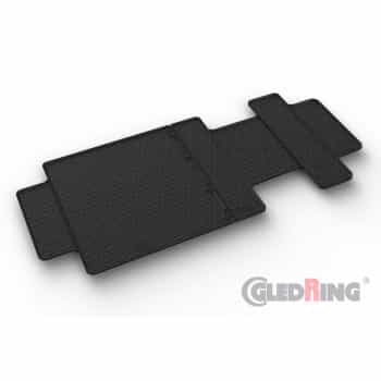 Rubber mats suitable for Citroen, Fiat, Opel, Peugeot, Toyota - 3 pieces + mounting clips